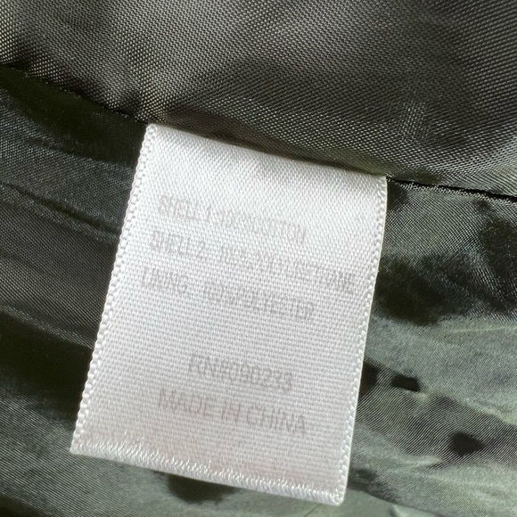 LA Hearts green black leather jacket coat size S asymetrical zip - Picture 9 of 9